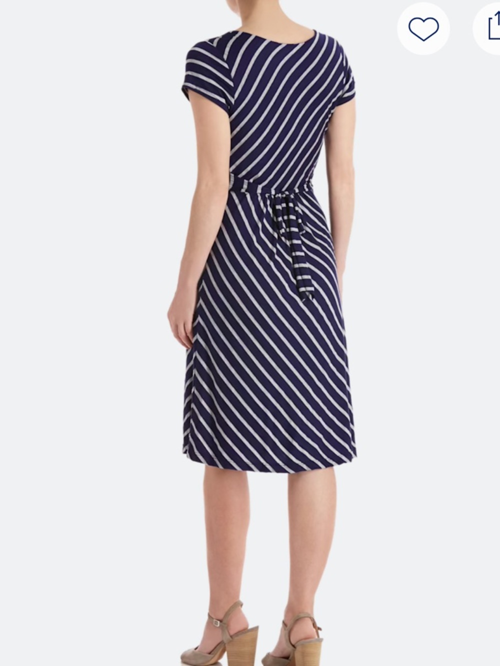 Gilli Jersey Faux Wrap Dress, EUC, Small - Picture 2 of 9